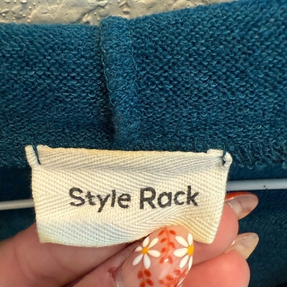 Style Rack Aztec Pattern Blue Purple Hoodie Sweatshirt Size Large - Picture 2 of 3